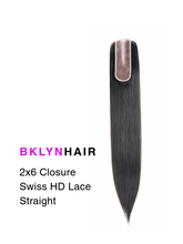 Brooklyn Hair 2x6 HD Lace Closure – Straight Pre-Bleached Knots True Swiss HD 100% Remy